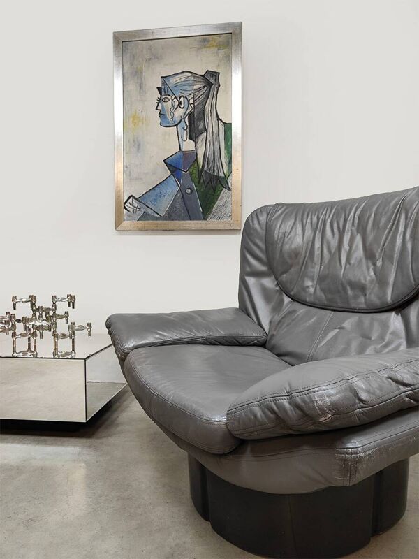Fauteuil en cuir vintage Il Poltrone Ammannati & Vitelli Comfort