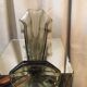 Czechoslovak smoked glass vase from the 1970s