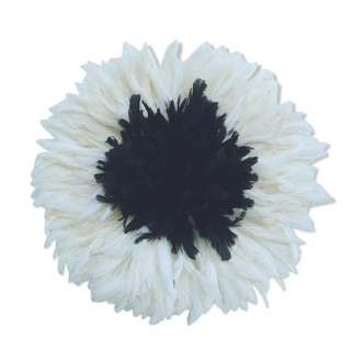 Juju hat black white outline of 35 cm