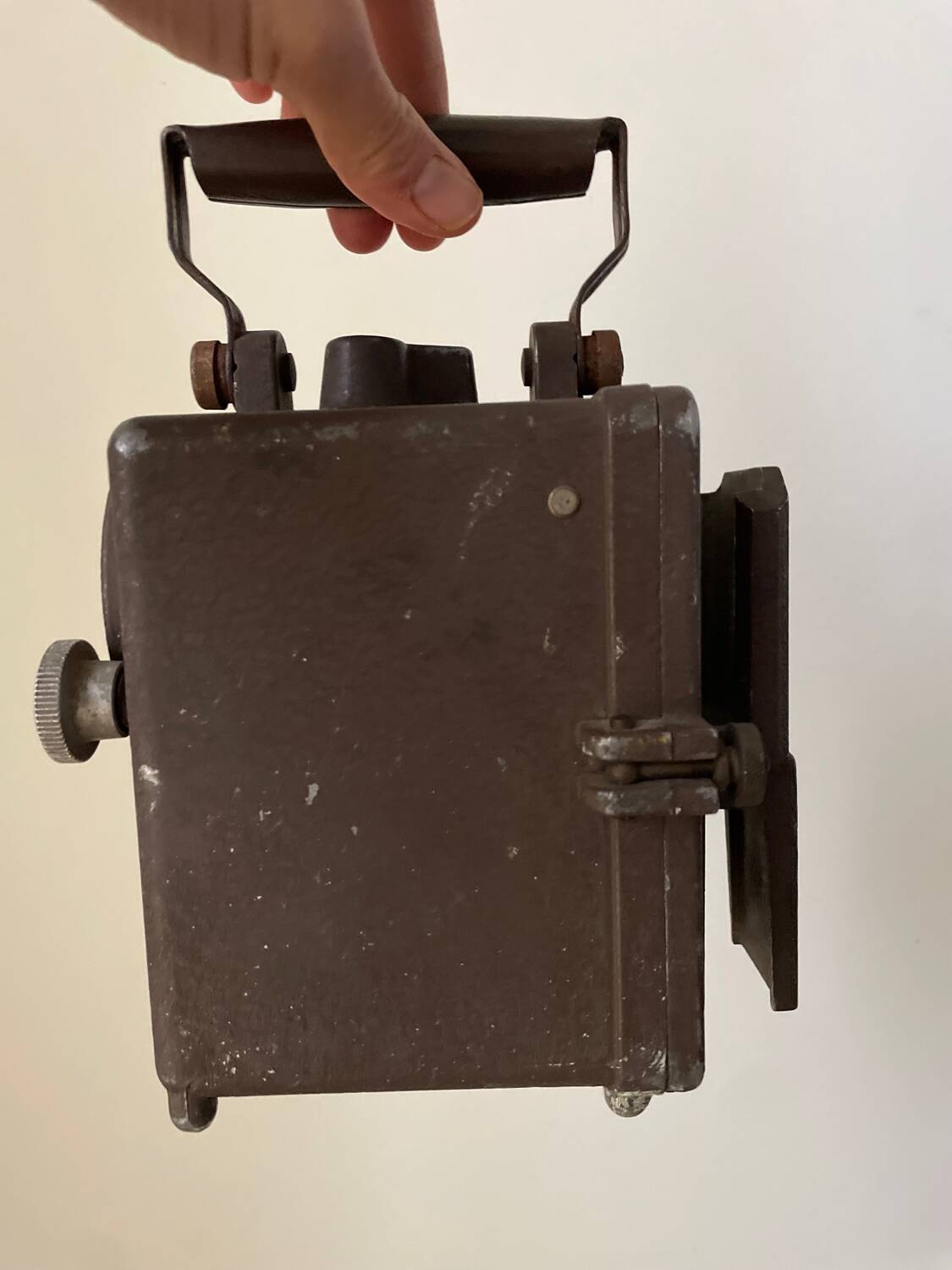 Vintage SNCF railway lamp