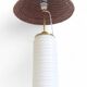 Midcentury Ceramic and Brass Table Lamp by Carstens Tönnieshof, 1960s