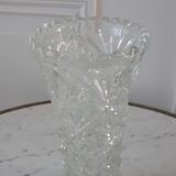Moulded glass vase 50s