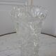 Vase en verre moulé années 50