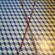 Pair of vintage reed ski poles