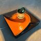 Pair of Midcentury Wall Lamp or Ceiling Flush Mount PAN, Ceramic, Germany, 1970s