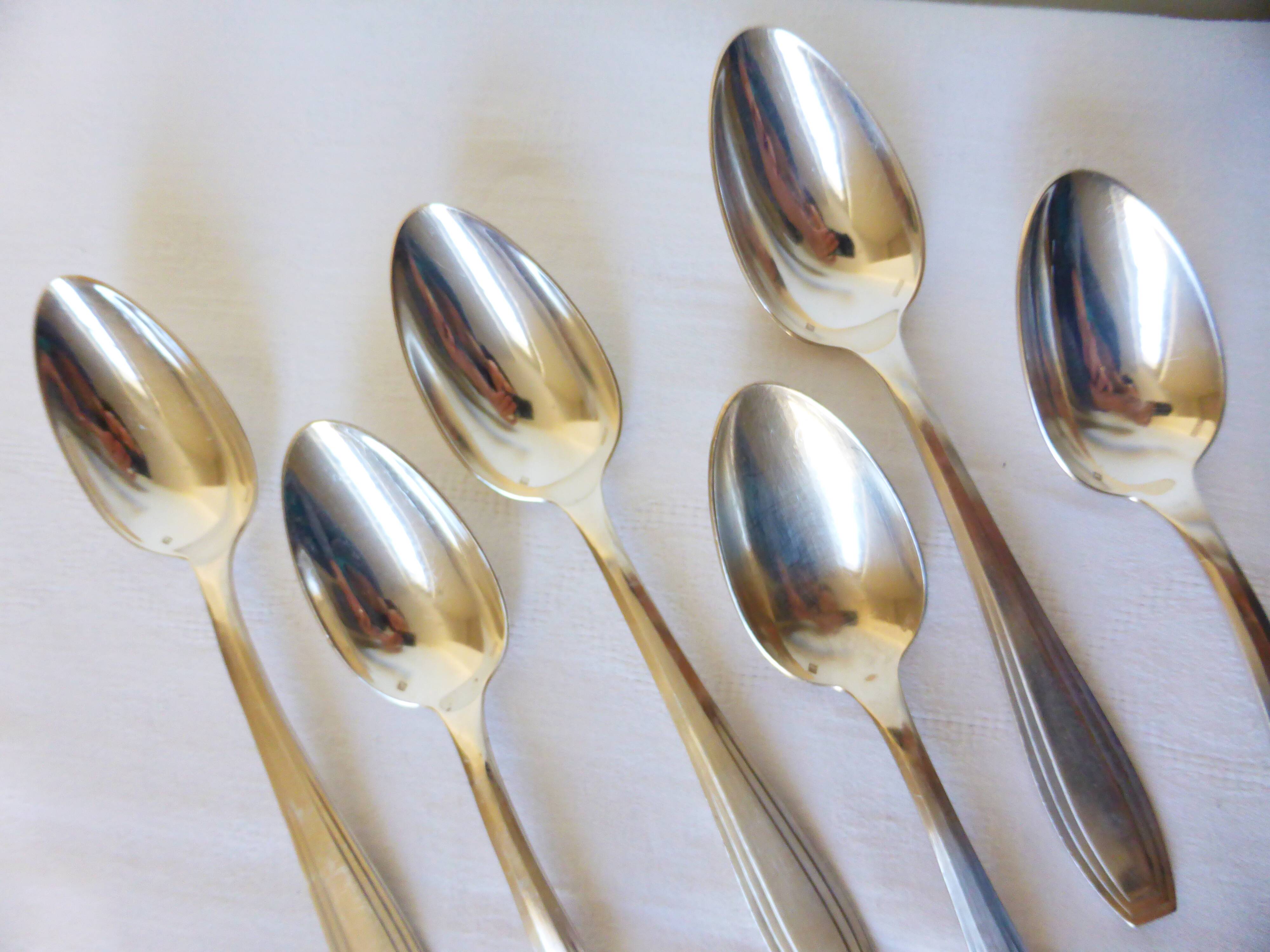 6 Apollo Art Deco style tablespoons 2106237