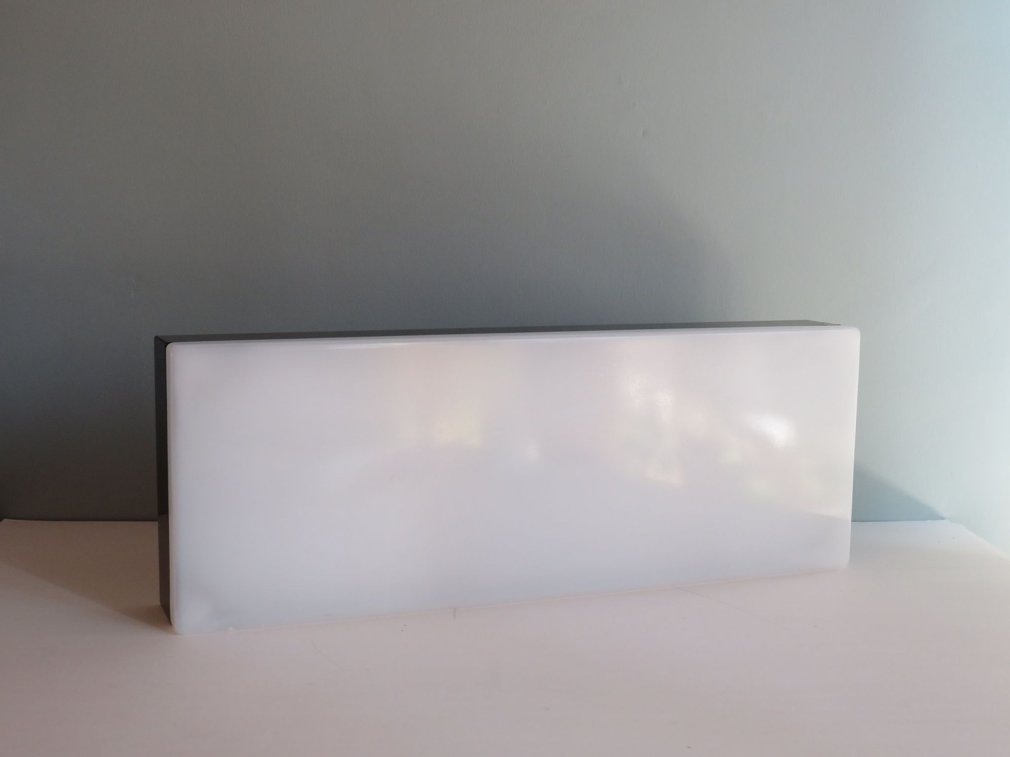 Rectangular ceiling or wall light by Van Haute Belgique, 1960s