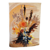 Paris-Aubusson tapestry Manufacture Robert Four. Aurora Flower