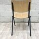 Lot de 6 chaises vintage Galvanitas couleur crème