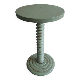 Patinated green gueridon