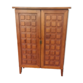 Vintage almost Brutalist cupboard