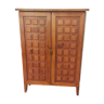 Armoire vintage presque brutaliste