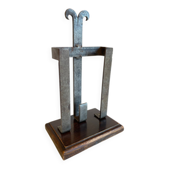 Brutalist FIREPLACE accessory VINTAGE Match Holder