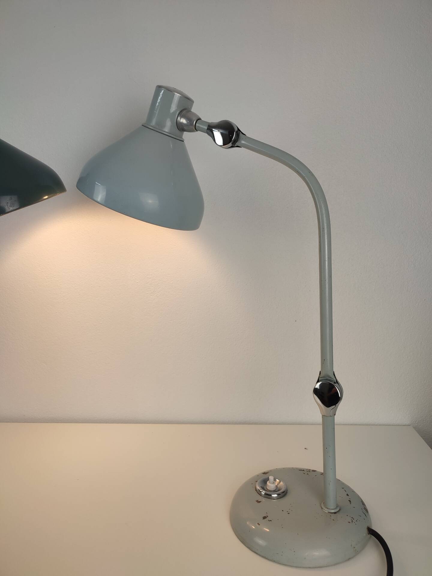 Pair of vintage Jumo GS1 desk lamps