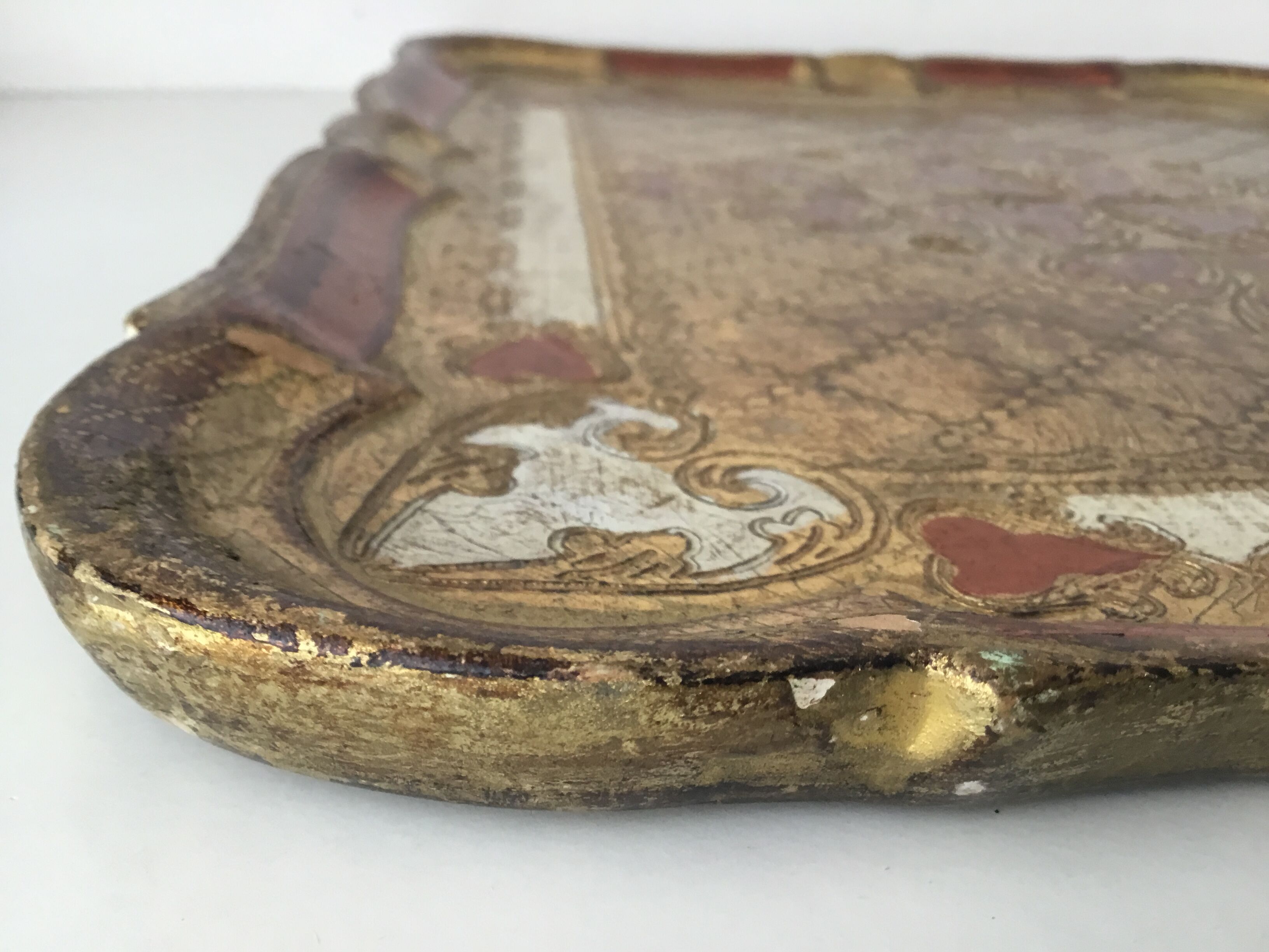 Florentine wooden tray