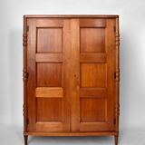 Oak wardrobe, 1950s.