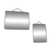Lot de 2 miroirs de barbier vintage