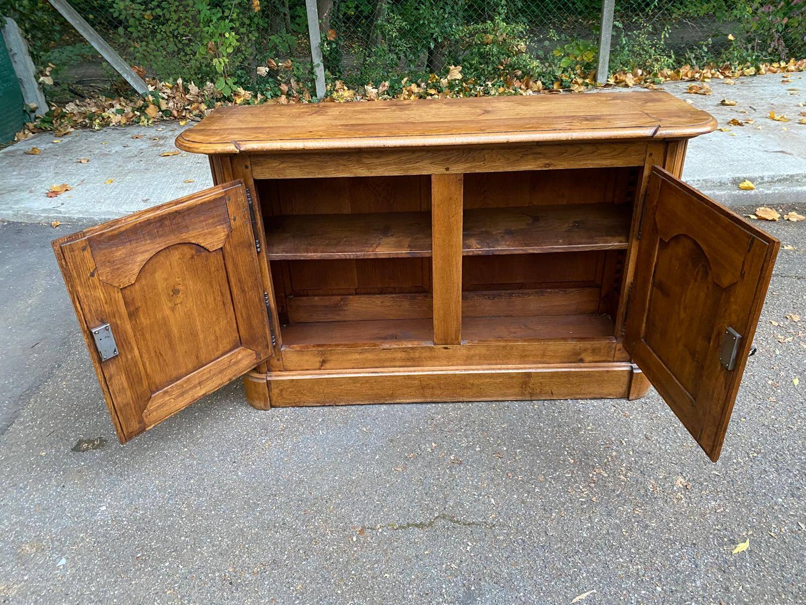18th century solid oak sideboard 145cm