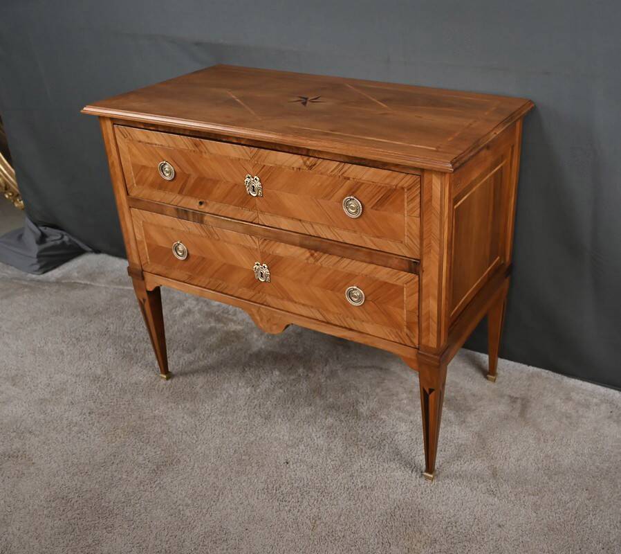 Marquetry Commode, Louis XVI Style – 1st part of the 20th century