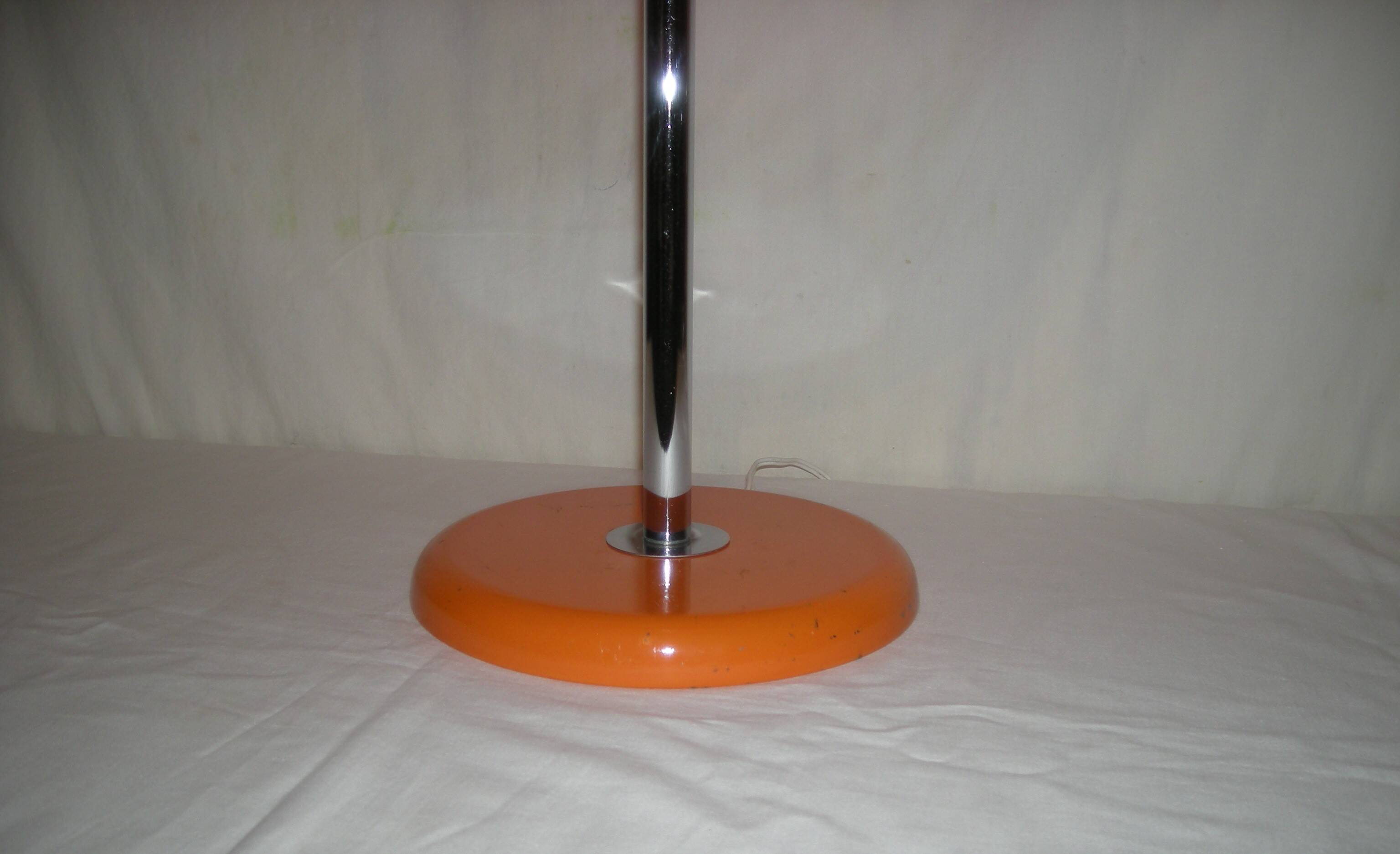 Orange mushroom lamp from the 60s - 70s