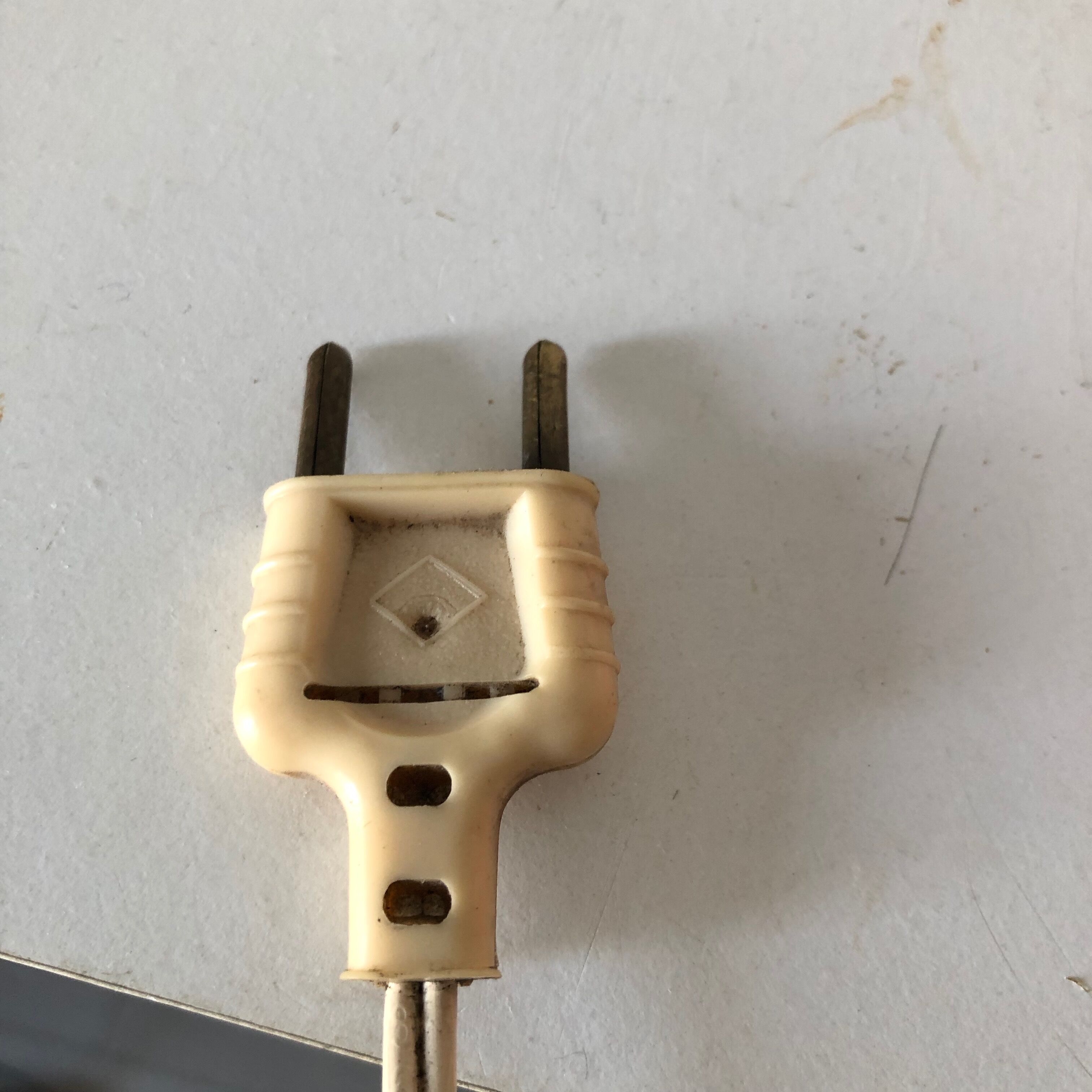 Vintage 1960 coral 40cm desk lamp