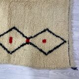 Handmade Moroccan Berber carpet 252 x 150 CM