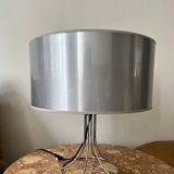Chromed metal table lamp, 1970 design