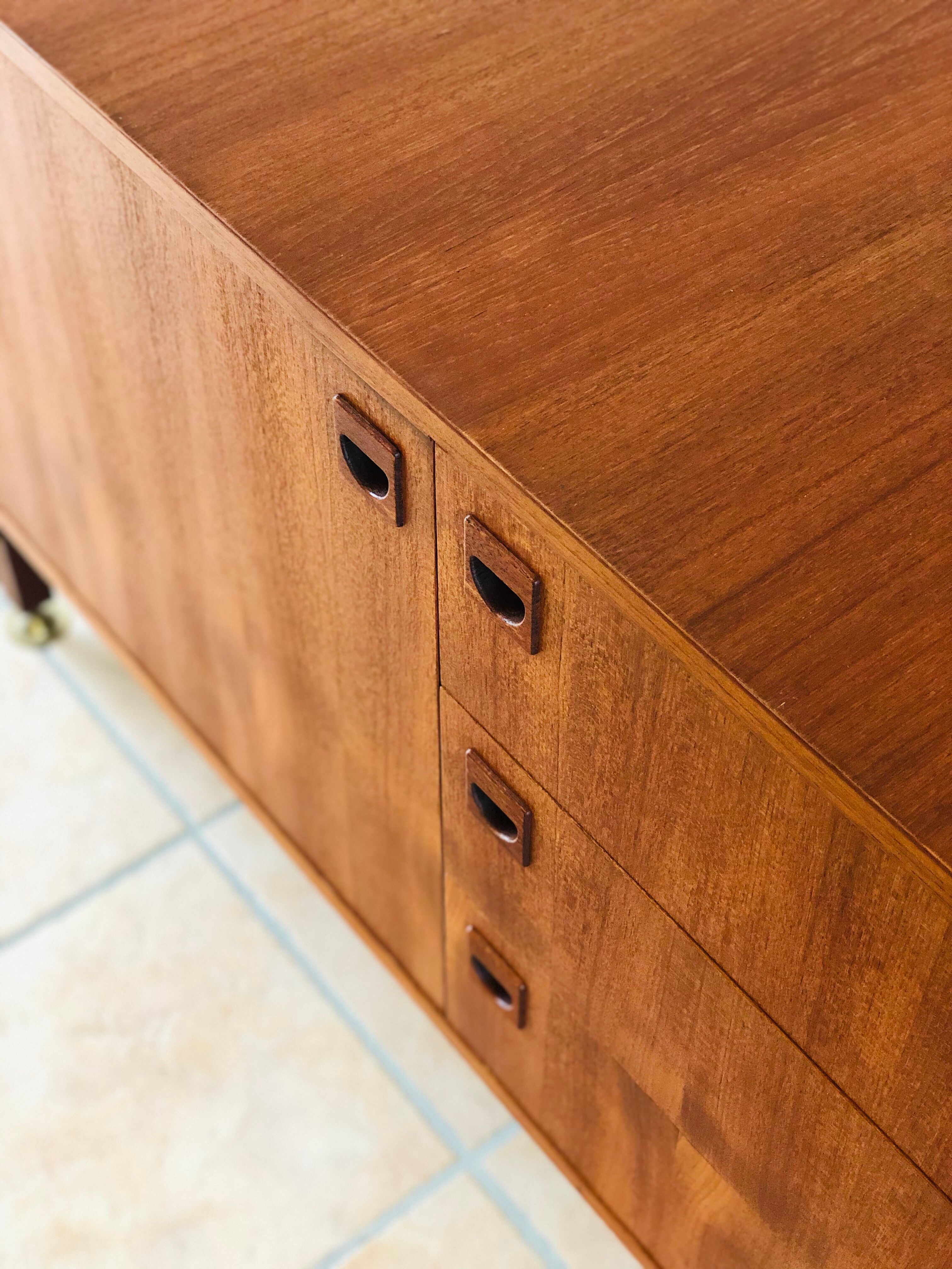 Teak enfilade by André Monpoix 1960