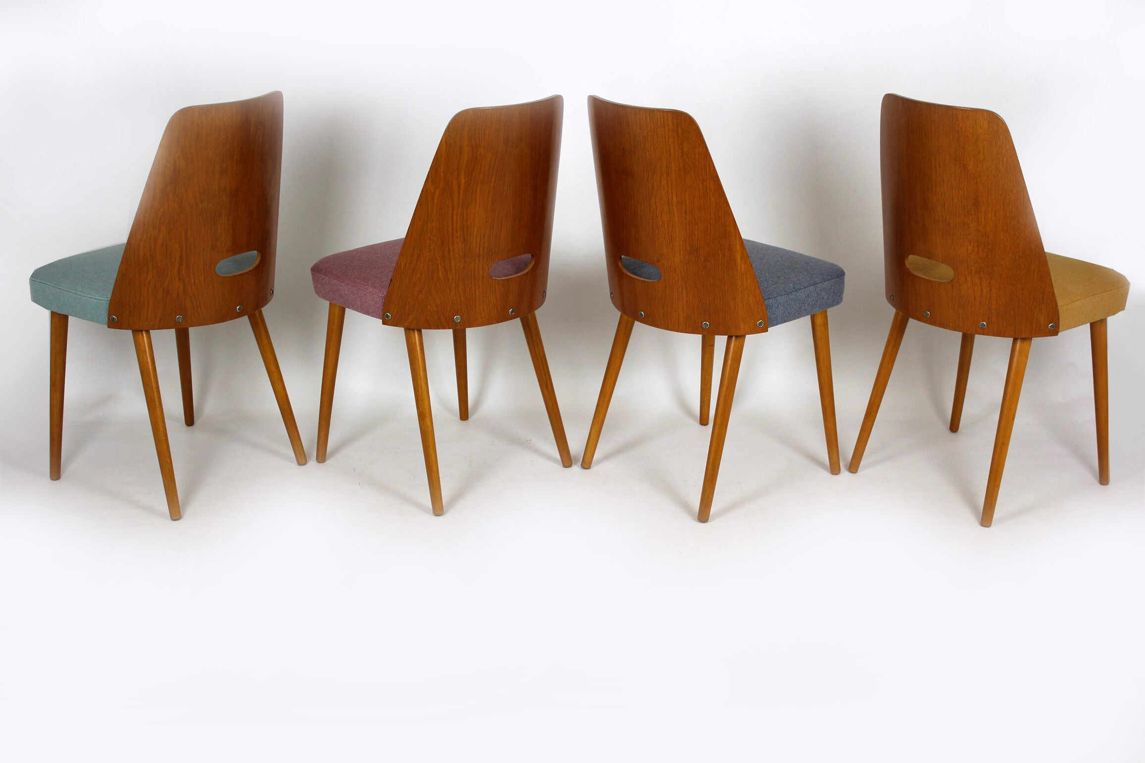 Mid-Century Chairs from ONV Pisek, 1963, Set of 4