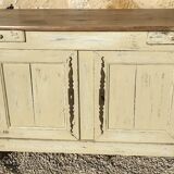 19th-century oak country buffet