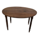 Table ronde en bois massif - pliable 