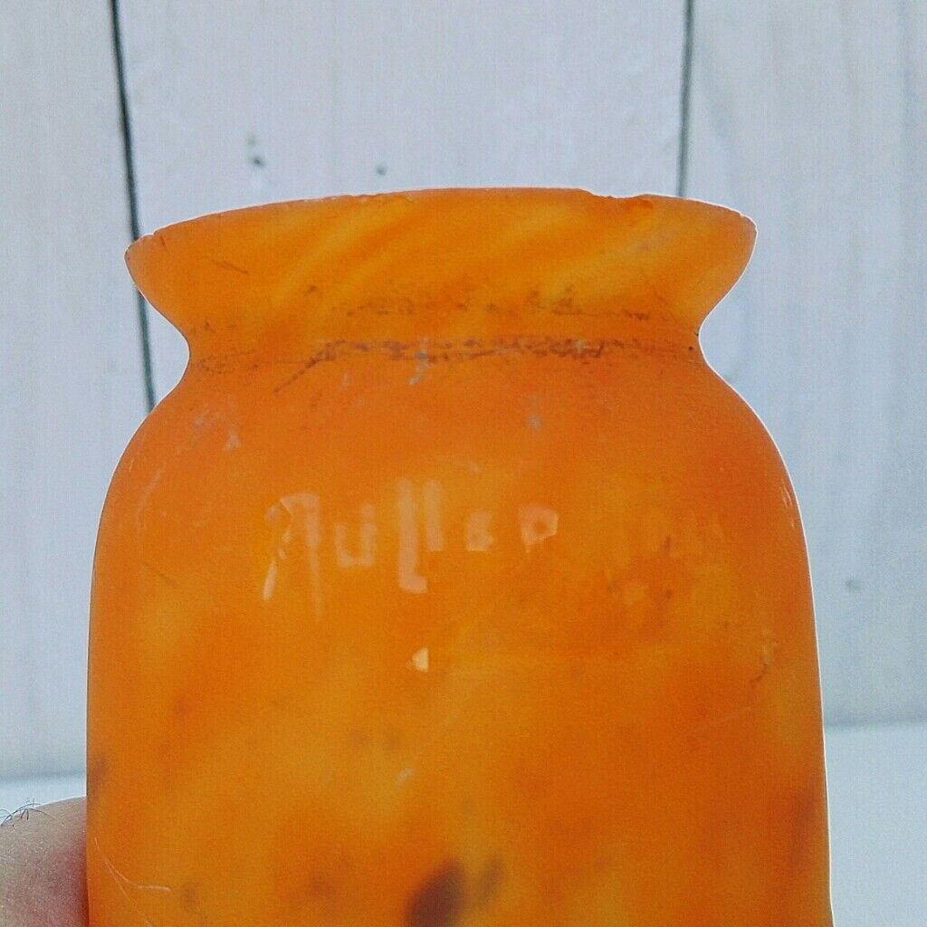 Tulipe pâte de verre art déco 20-30’s muller