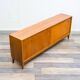 Walnut sideboard with sliding doors, 1950s, design Georg Satink