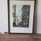 Lithograph Marcel Julien Baton/ Rue de Paris/ Sacré-Cœur /