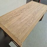 Solid oak farmhouse table
