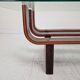 Table basse en teck élégante des années 60 par James Brown pour T.H. Brown, années 1970.