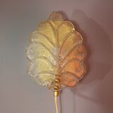 Glass wall lamp by Raf Sweden, 1970s