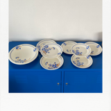 Ensemble Lunéville assiettes et plat