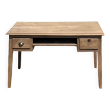 Bureau ancien en chêne massif brut