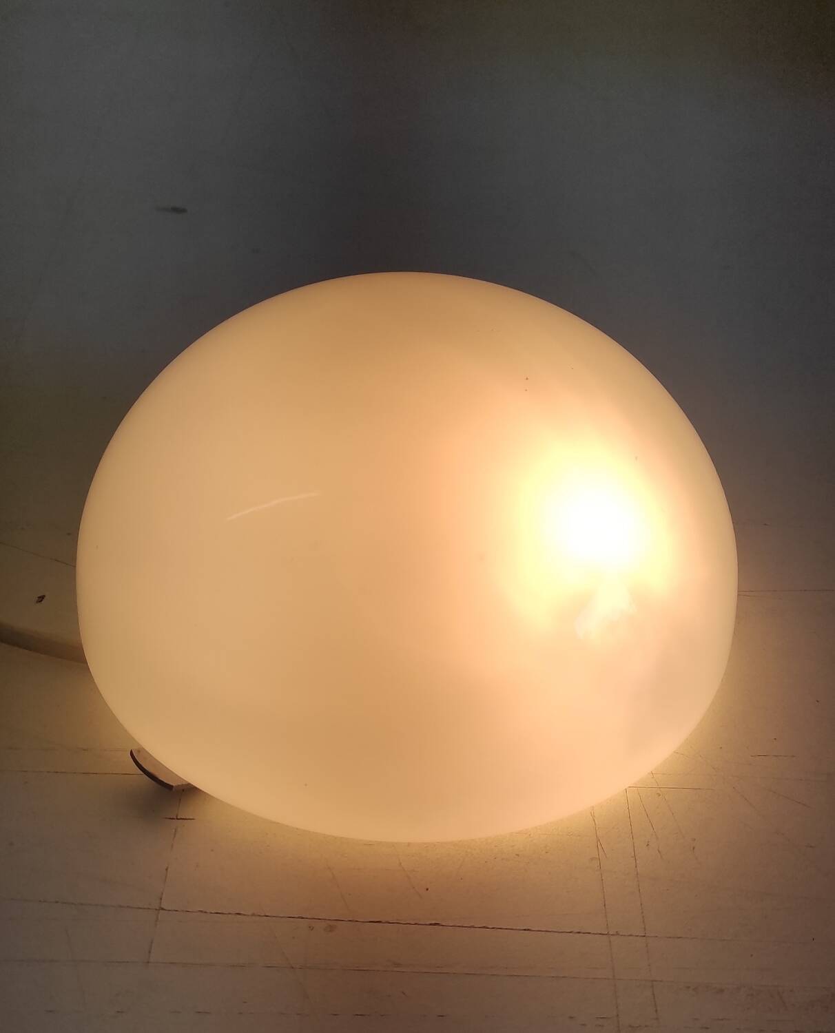 Ceiling light or globe wall light opaline diameter 15 cm - mid 20th century