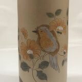 Vase manchette à l’oiseau en grès belge Lardinois