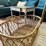 Rattan cradle