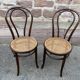 Pair of chairs bentwood Fischel Nr 18 vintage 1920