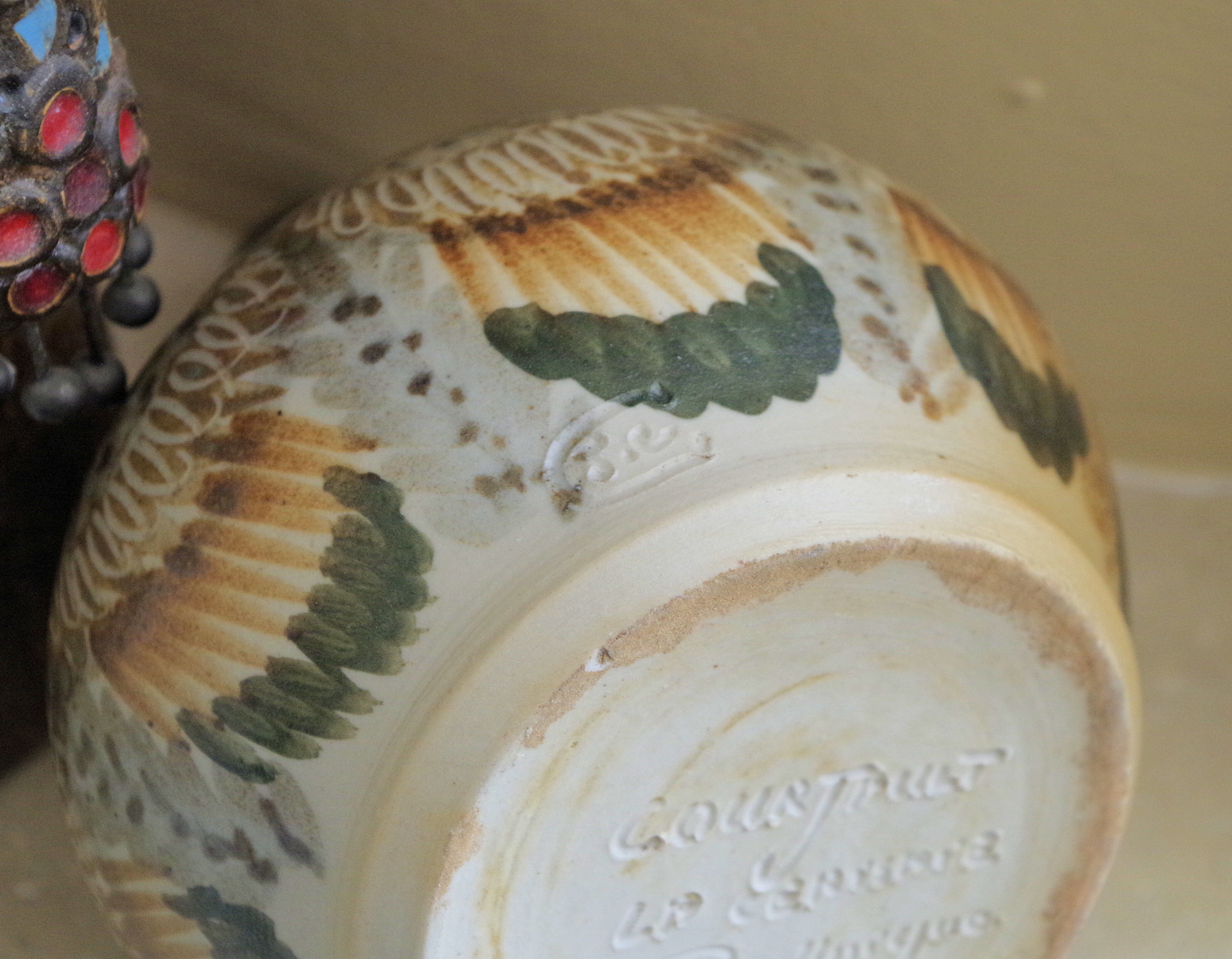 Ceramic vase by JC Courjault