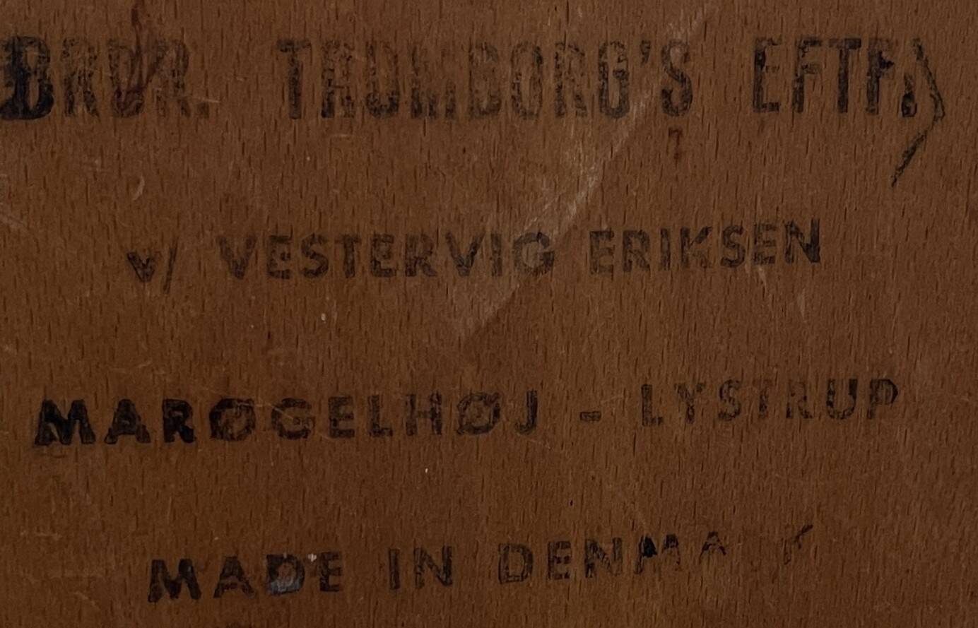 4 chaises danoises signées « Vestervig Eriksen- Made in Danmark"
