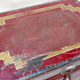 Original Patina Metal Vanity Trunk