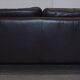Two-seater Danish leather canapé Mid-Century Modern