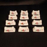 12 porcelain knife holders