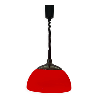 Space Age pendant lamp by Cosack Leuchten in red