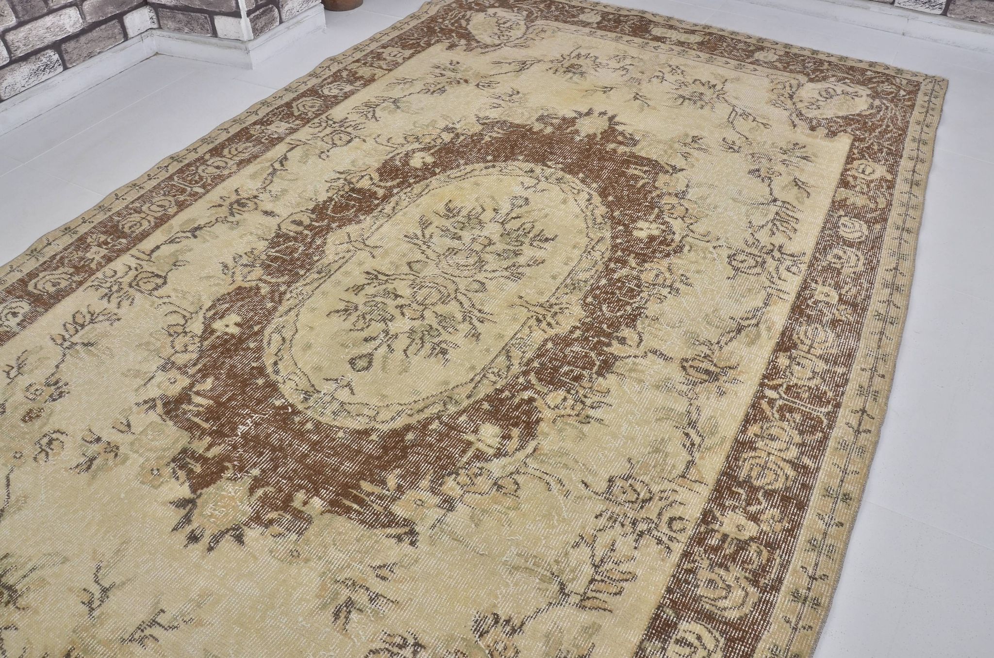 Oversize Vintage Turkish Carpet sku1773